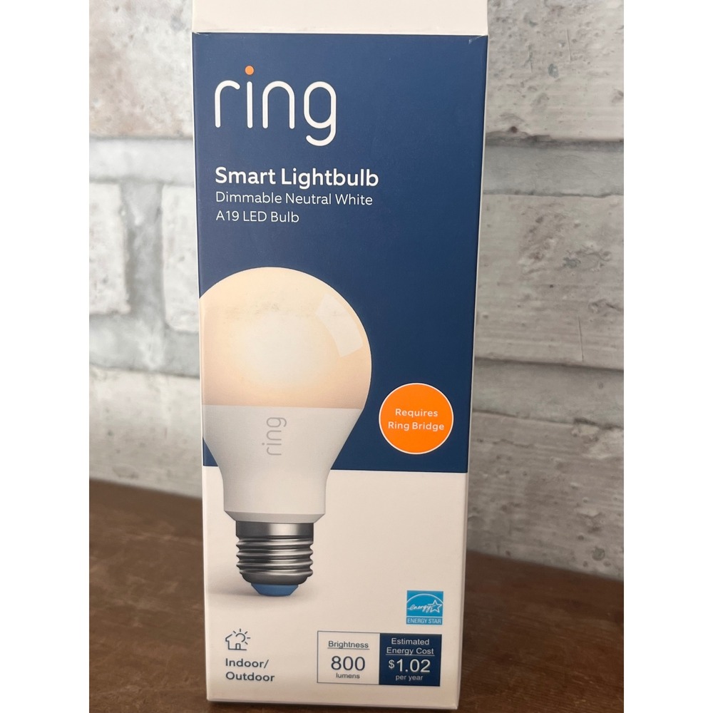 Ring A19 Smart‎ LED Light Bulb 800 Lumens